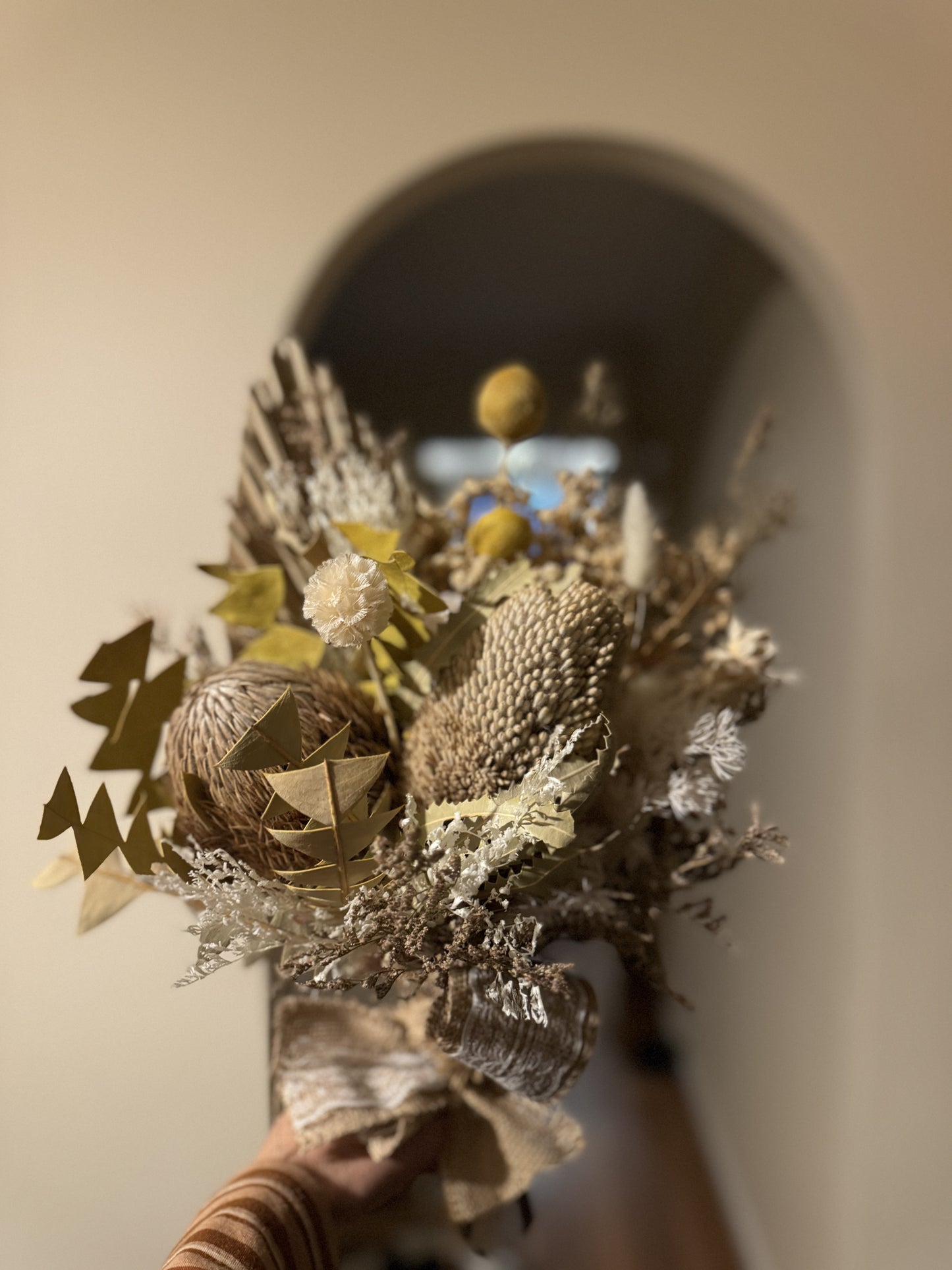 Dried Native Pot Arrangement 1