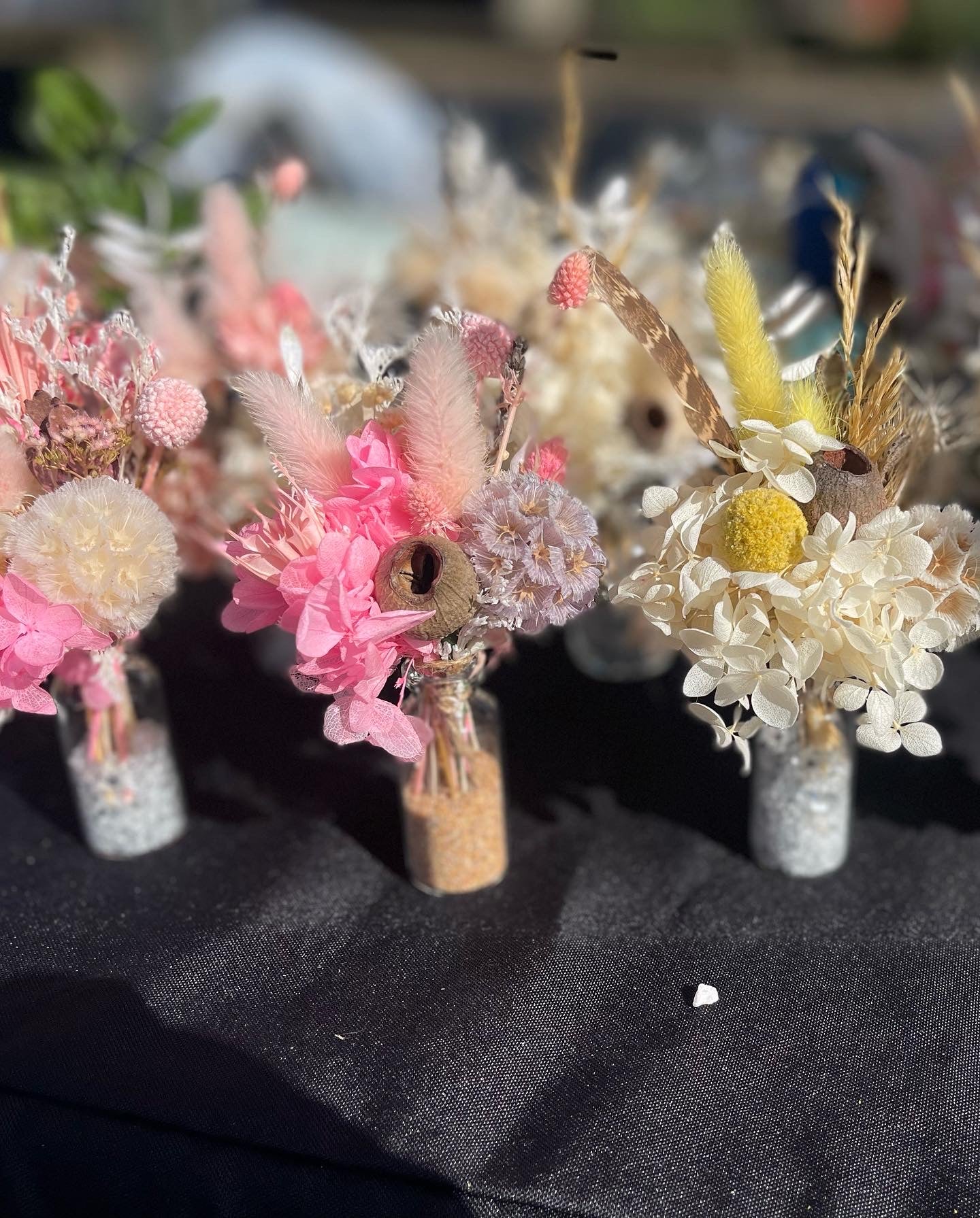 Cute mini preserved jars