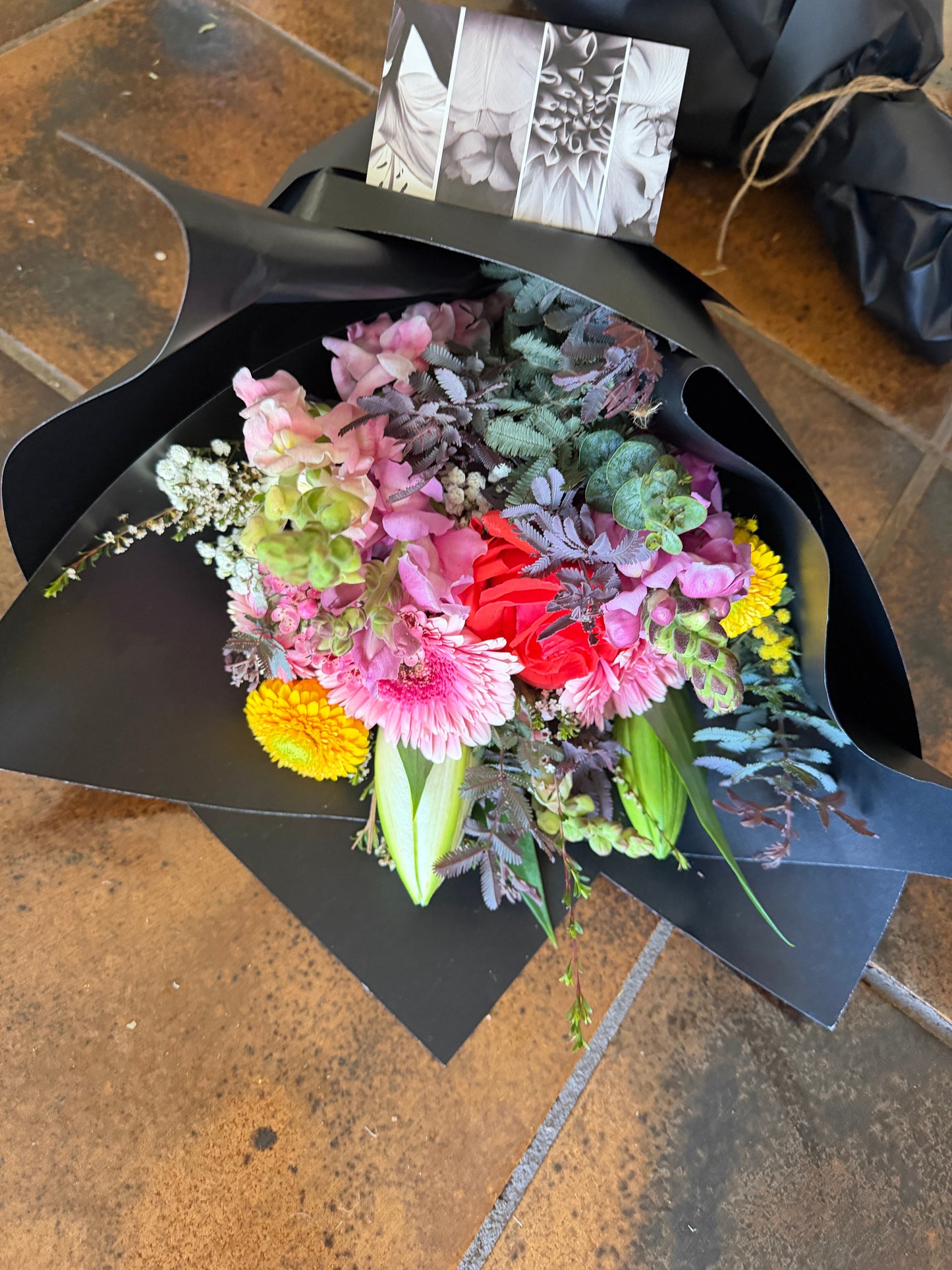 Beautiful scented seasonal bouquet